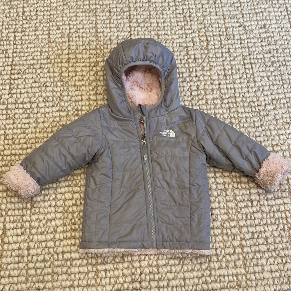 The North Face reversible winter coat in 18-24 months (runs big!)